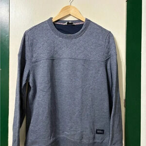 Ben Sherman Quilted Gray Sweatshirt